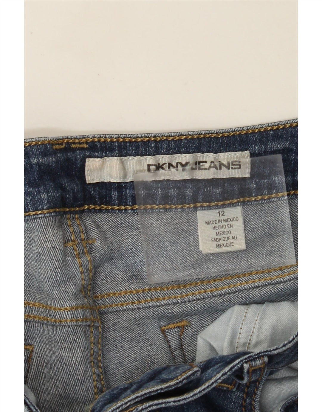 Женские джинсовые шорты DKNY US 12, большие W32, синие, хлопок