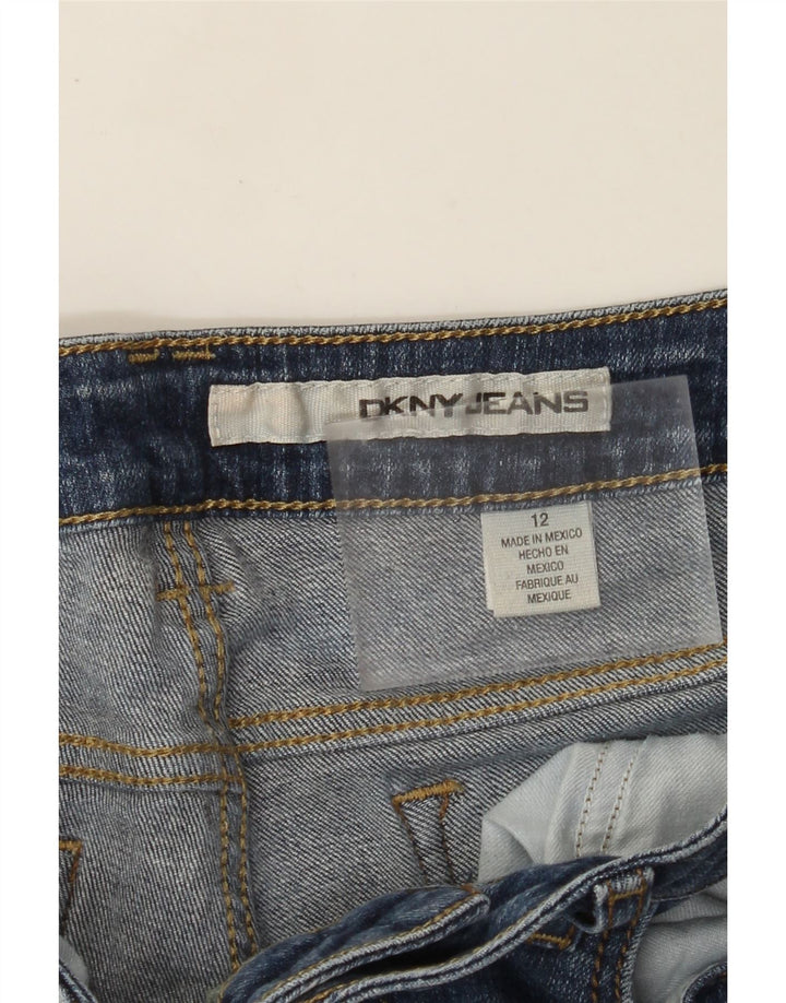 Женские джинсовые шорты DKNY US 12, большие W32, синие, хлопок