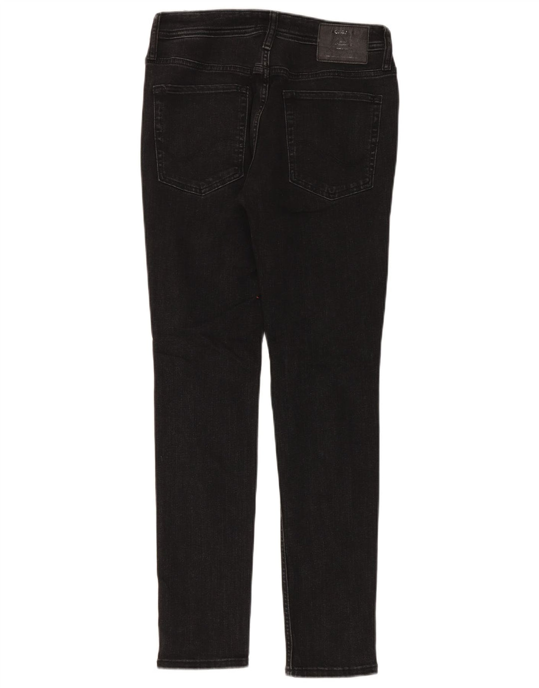 Мужские потертые узкие джинсы Jack & Jones W32 L30, черный хлопок