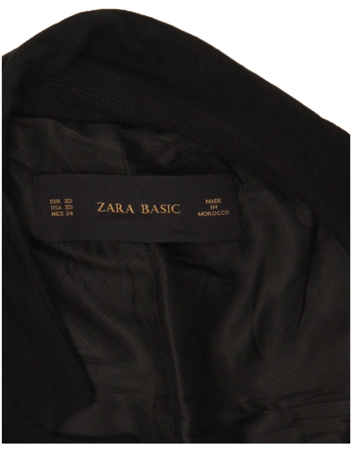 Женский открытый пиджак большого размера Zara UK 6 XS, черный