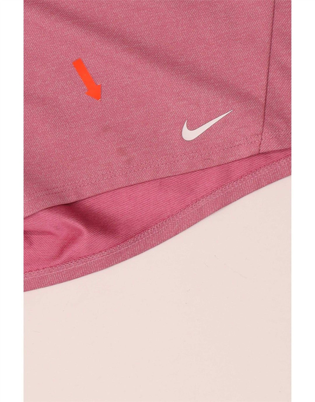 Женские спортивные шорты Nike Dri Fit UK 14, полиэстер среднего розового цвета