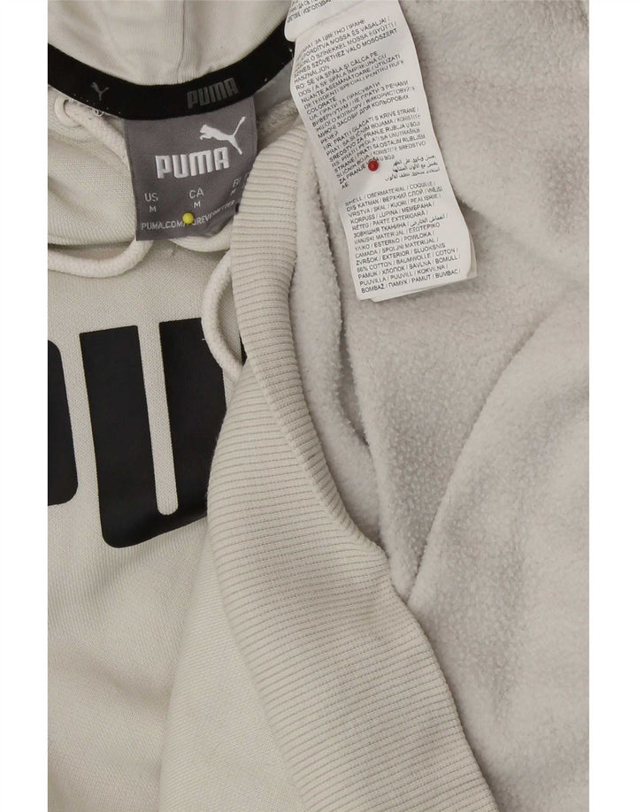 Мужской джемпер с капюшоном Puma с рисунком, средний бежевый, хлопок