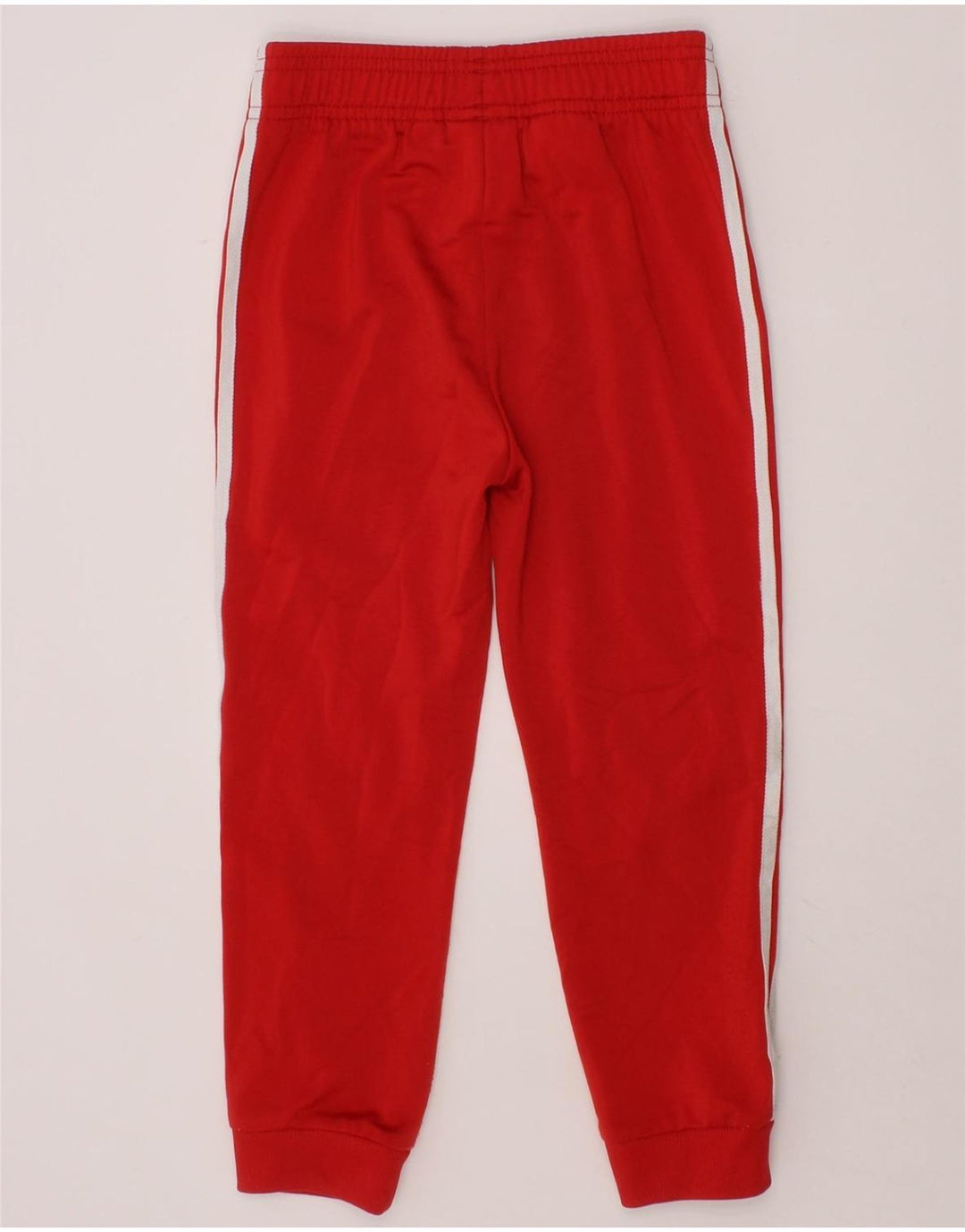 ADIDAS Boys Tracksuit Trousers Joggers 3-4 Years  Red Polyester Vintage Adidas and Second-Hand Adidas from Messina Hembry 