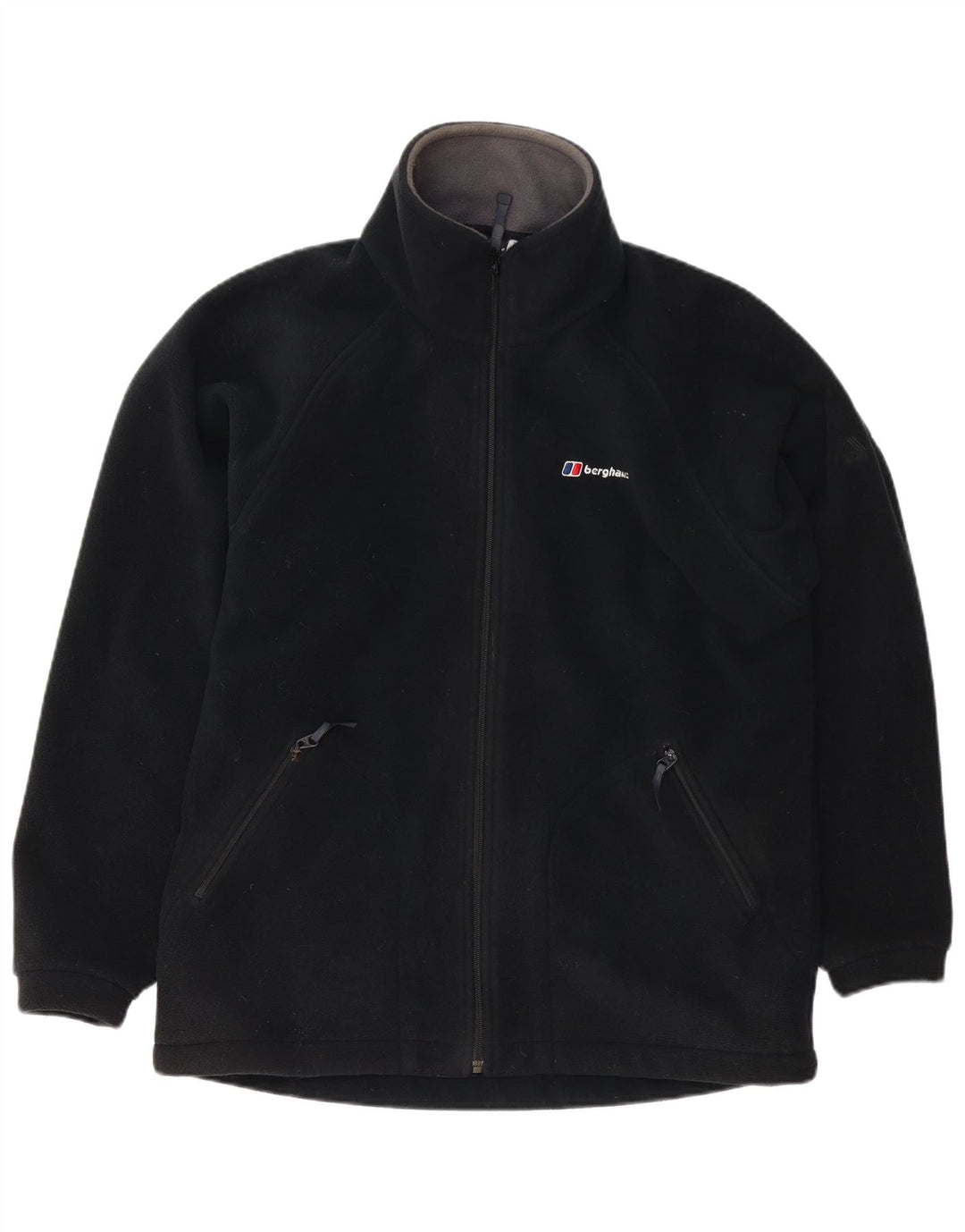 Мужская флисовая куртка Berghaus среднего размера, черная, полиэстер