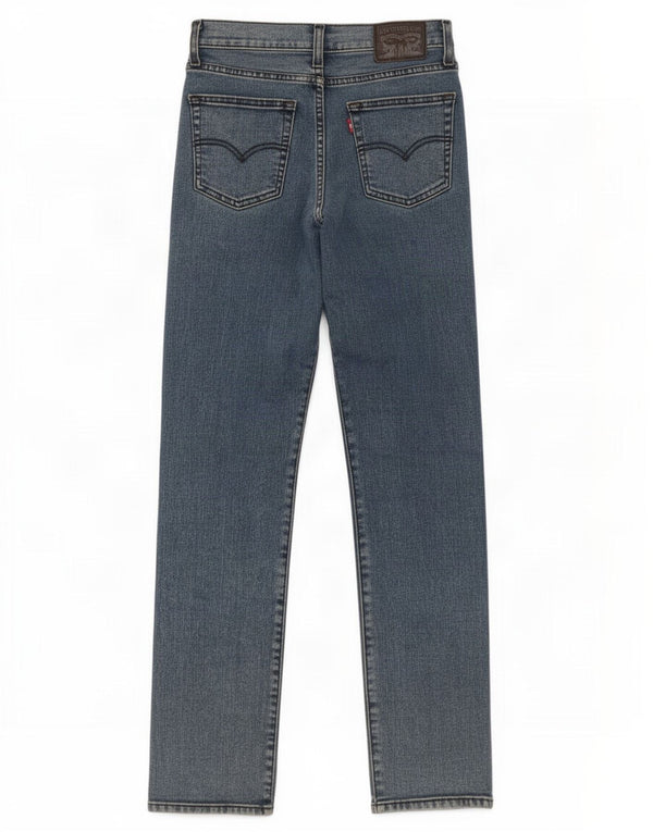 Женские прямые джинсы Levi's 724 с высокой посадкой W26 L30, синие, хлопок