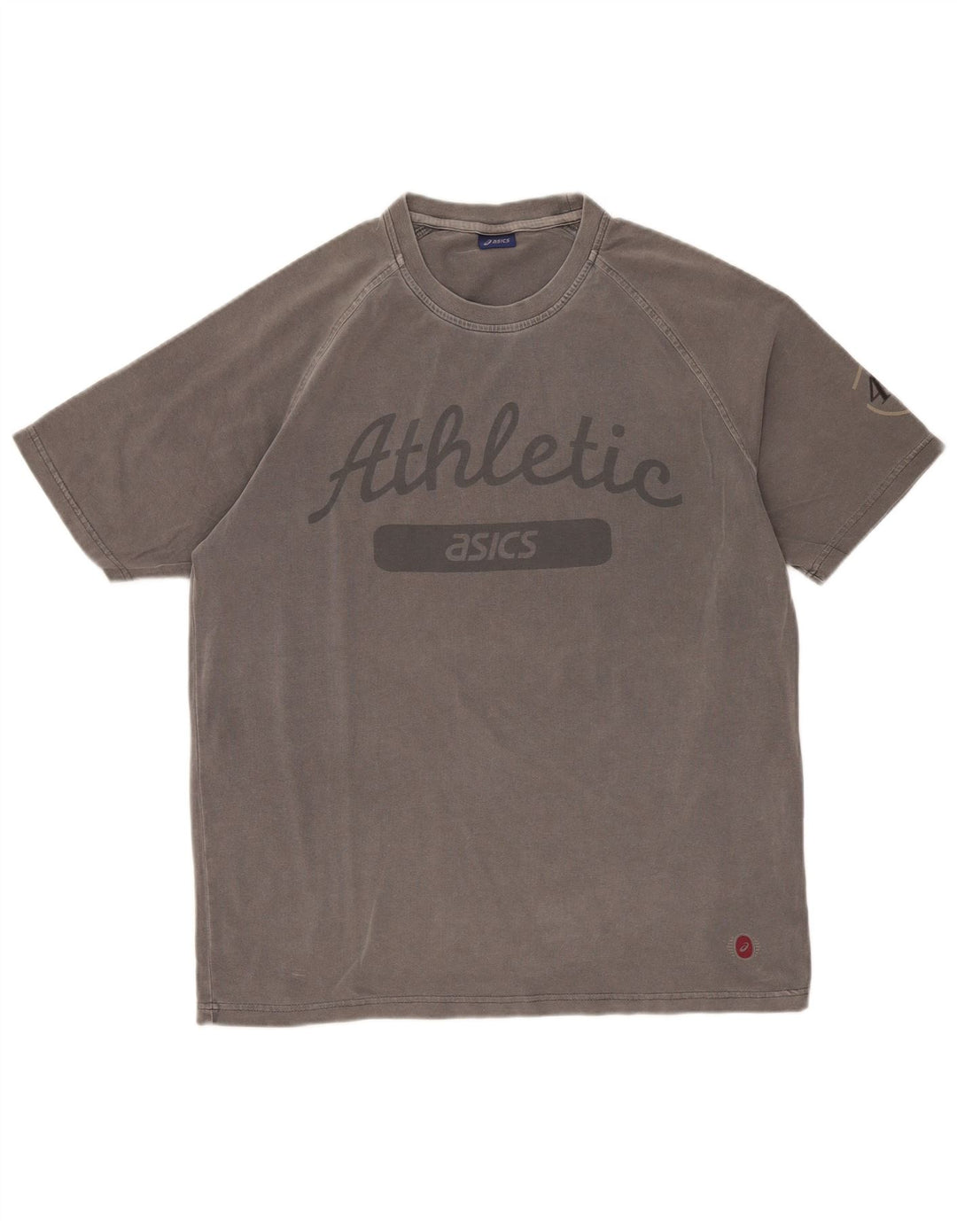 Мужская футболка с рисунком Asics Top XL Серая