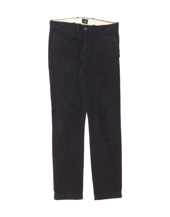J. CREW Mens Slim Chino Trousers W29 L30 Navy Blue Vintage J. Crew and Second-Hand J. Crew from Messina Hembry 