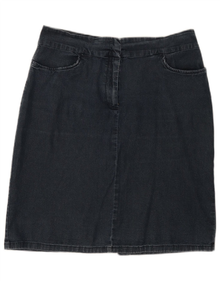 Женская джинсовая юбка Benetton IT 44 Medium W28 Темно-синяя, хлопок