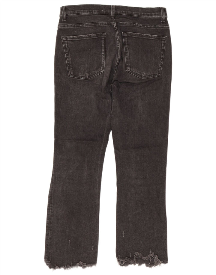Женские джинсы Bootcut Zara EU 36 XS W26 L25 черные