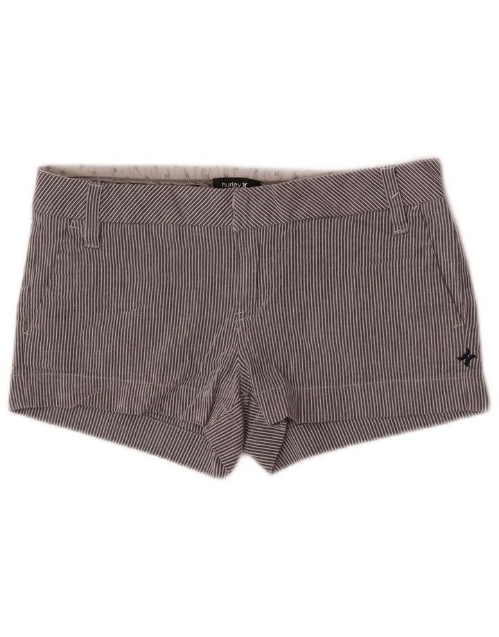 Женские шорты Hurley US 7 Medium W32, хлопок в синюю полоску