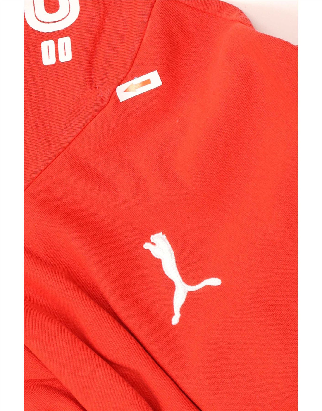Мужской джемпер с капюшоном с рисунком Puma, средний красный