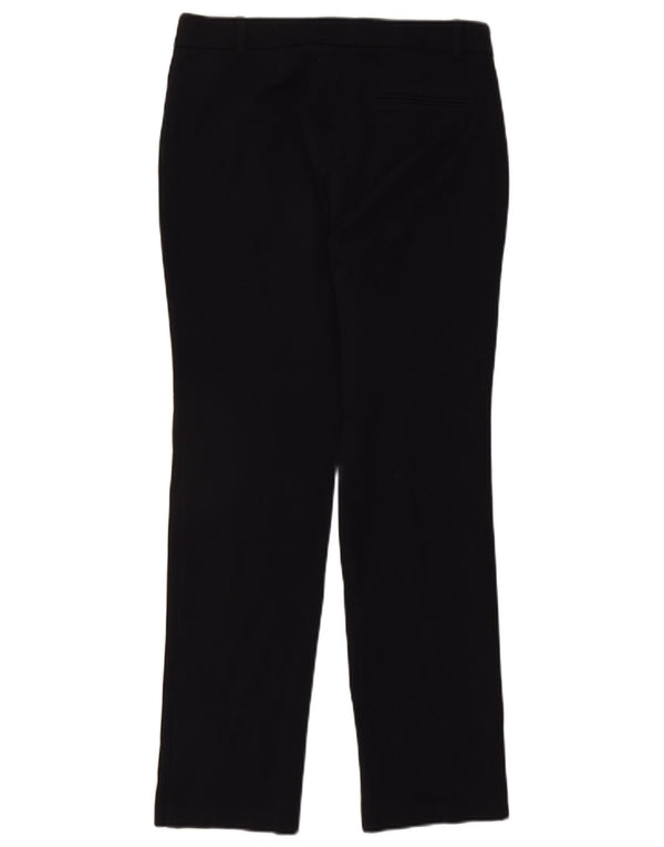 Женские прямые повседневные брюки Marks & Spencer UK 12, средние W30 L30, черные