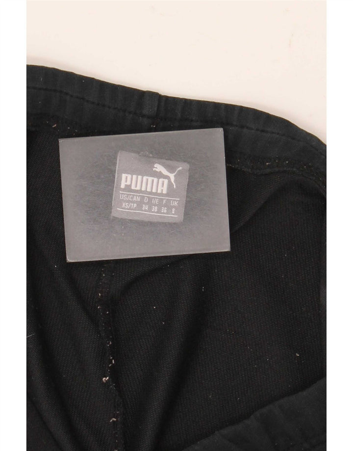 Женские спортивные шорты с рисунком Puma UK 8, маленькие черные