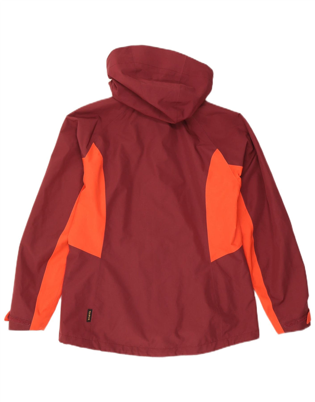 Женская дождевик Jack Wolfskin UK 10/12, средний бордовый, цветной блок