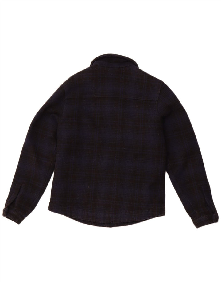 Мужская фланелевая рубашка DICKIES Lumberjack XS, темно-синяя шерстяная клетка