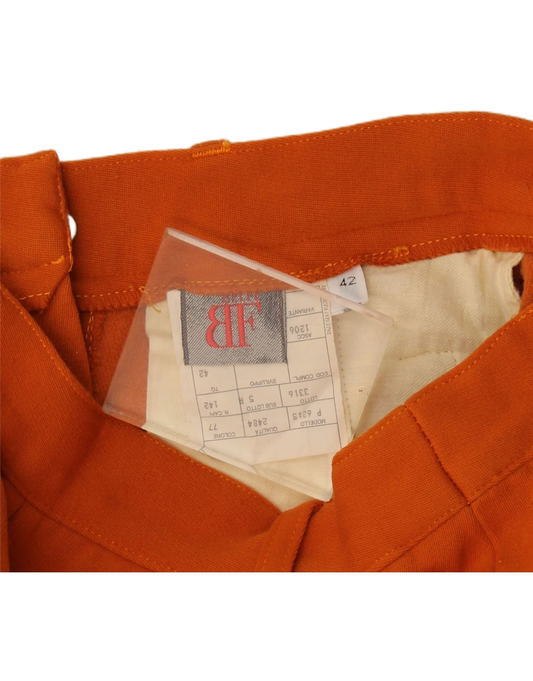 Belfe & Belfe Женские повседневные брюки со штрипками IT 42 Medium W26 L28 Оранжевые