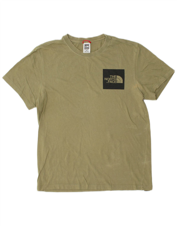Мужская футболка THE NORTH FACE, средний цвет, хаки, хлопок