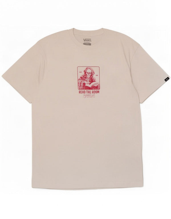 Vans Mens Classic Fit Graphic T-Shirt Top Medium White Cotton