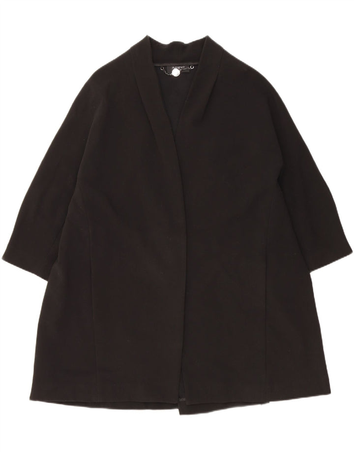 Женское открытое пальто большого размера Marks & Spencer UK 18 XL, черное