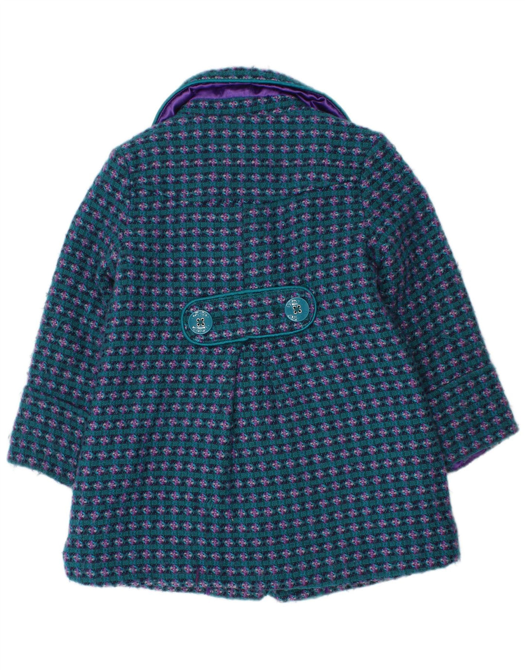 Пальто Ted Baker для девочек 3-4 лет, синее акрил