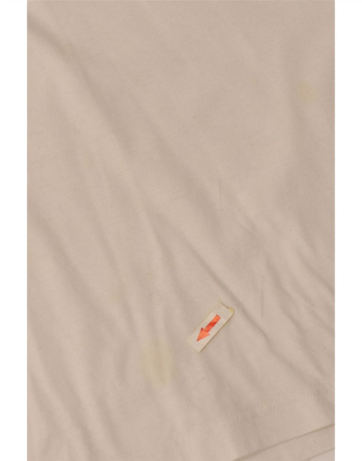 Мужская рубашка-поло с графическим рисунком Sergio Tacchini, большая белая хлопковая рубашка с цветными блоками