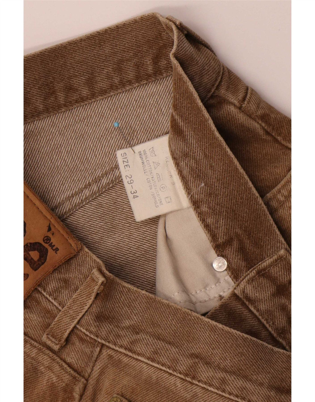 Женские прямые джинсы Lee W29 L28, бежевый хлопок