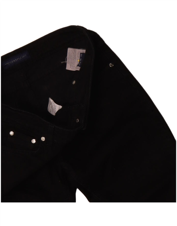 Женские узкие джинсы Trussardi W28 L28, черный хлопок