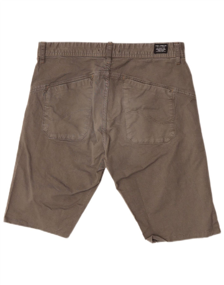Мужские шорты чинос Jack & Jones W34, большие зеленые, хлопок