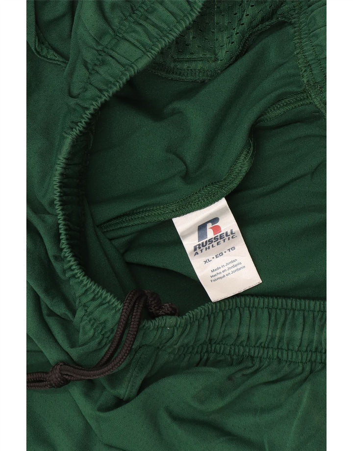 Мужские спортивные шорты с рисунком Russell Athletic XL, зеленые