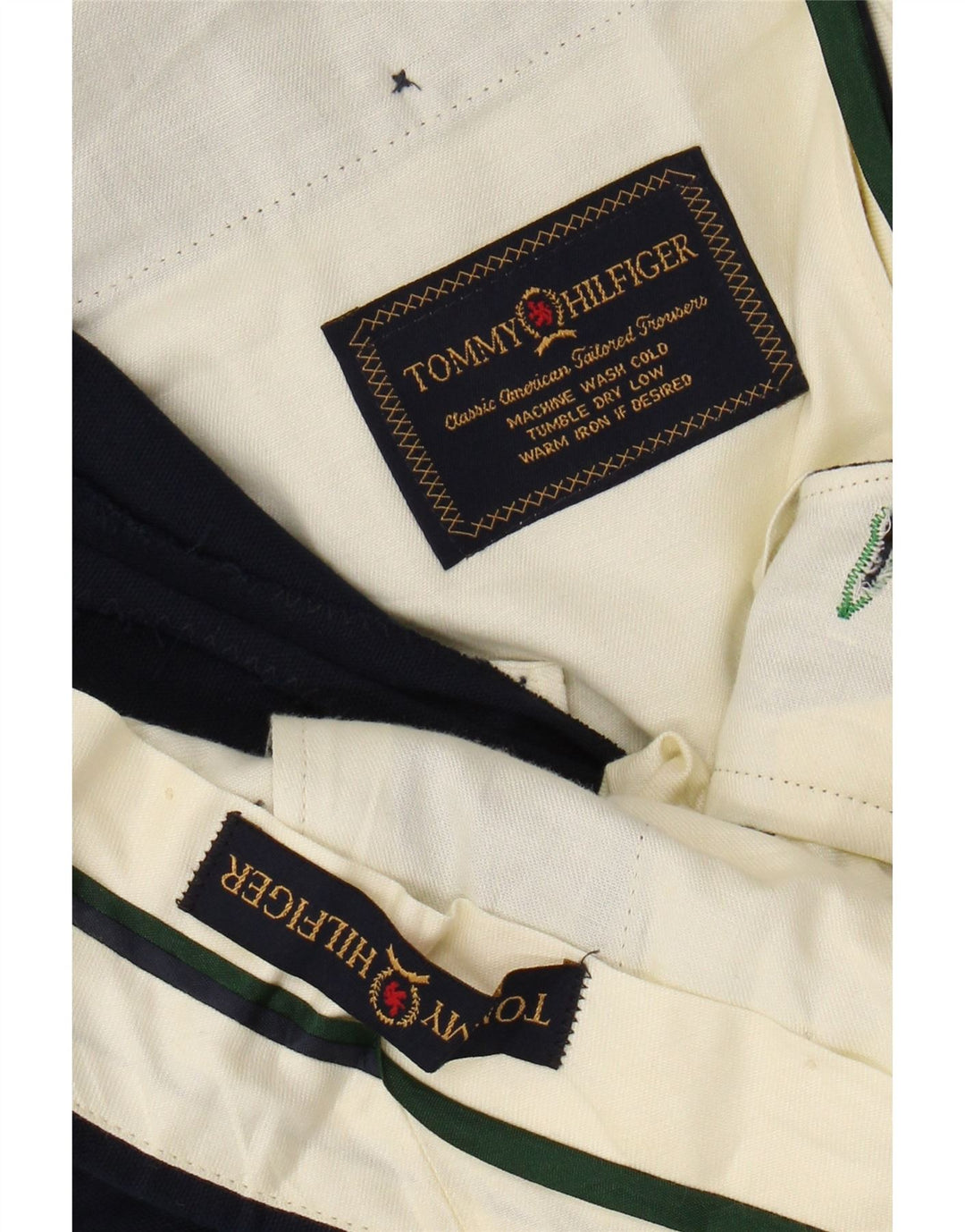 TOMMY HILFIGER Мужские брюки чинос с привязкой W38 L29 Темно-синие