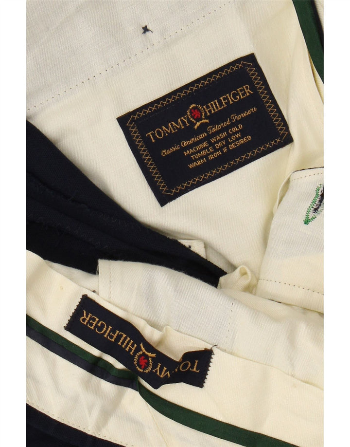 TOMMY HILFIGER Мужские брюки чинос с привязкой W38 L29 Темно-синие