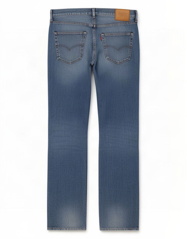 Мужские прямые джинсы Levi's W33 L32 синие, хлопок