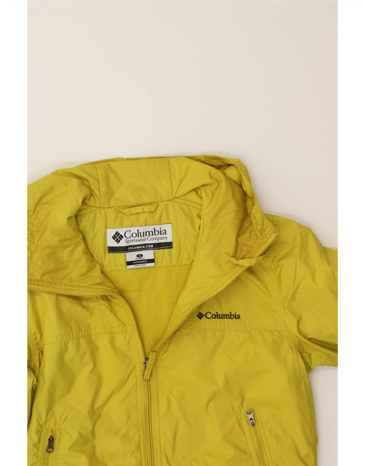 COLUMBIA Womens Interchange Hooded Bomber Jacket UK 10 Small Yellow Vintage Columbia and Second-Hand Columbia from Messina Hembry 