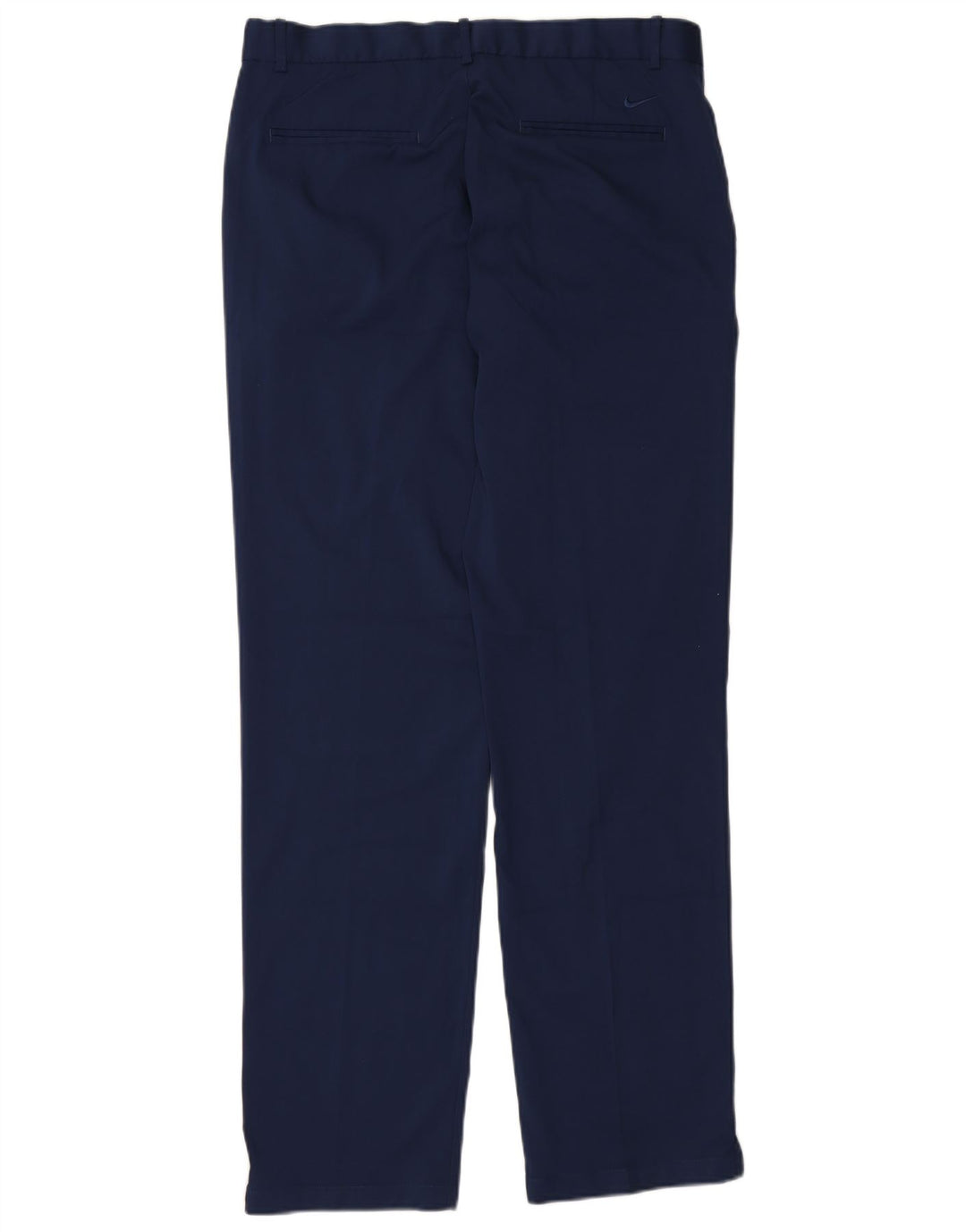 Мужские повседневные брюки стандартного кроя NIKE Dri Fit W34 L34 темно-синего цвета из полиэстера