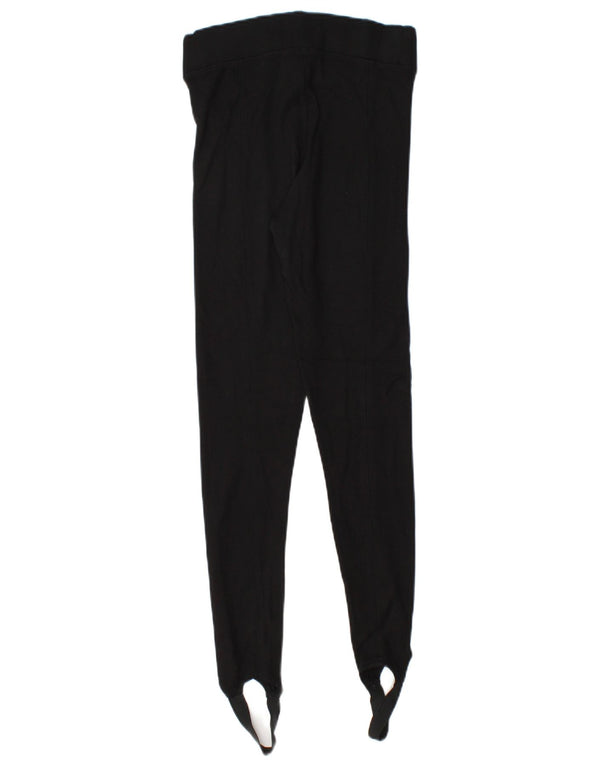 Женские леггинсы со штрипками Topshop UK 6 XS, черные, вискоза