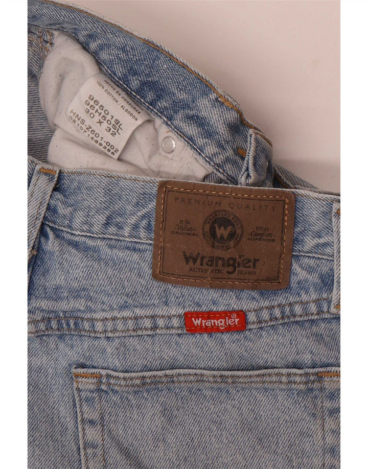 Женские прямые джинсы Wrangler W30 L32 синие, хлопок