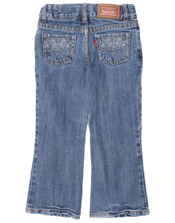 Джинсы Levi's Bootcut для девочек 3–4 лет W20 L15, синий хлопок