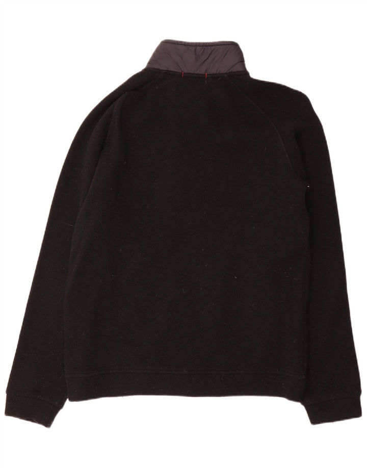Мужской кардиган Woolrich, маленький черный шерстяной свитер с цветными блоками