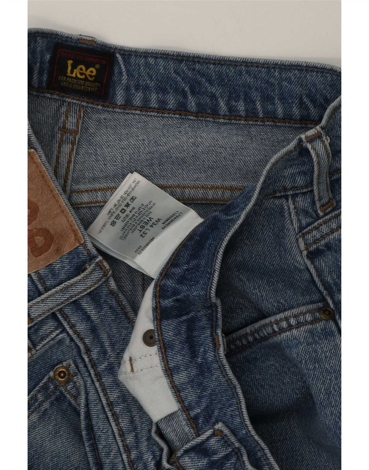 Джинсы Lee Mens West Straight W34 L32, синие, хлопок