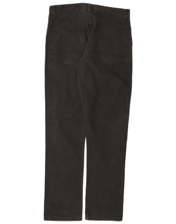 Trussardi Мужские прямые повседневные брюки IT 52 XL W34 L34 Серые хлопковые