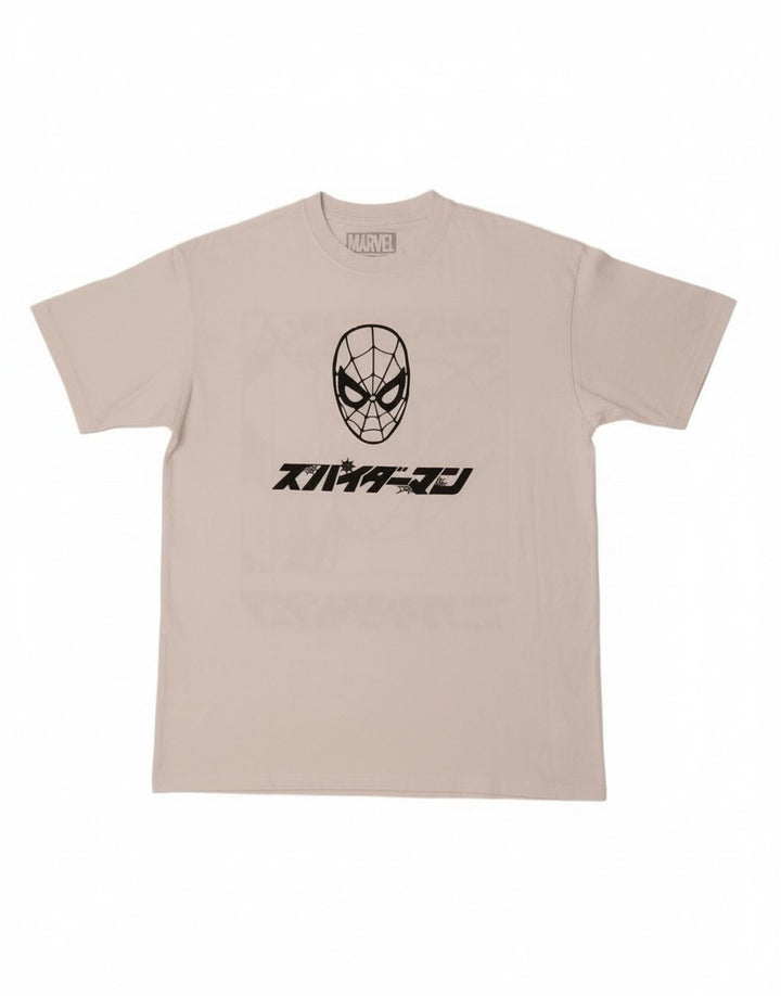 Мужская футболка Pull & Bear с рисунком Marvel, средний белый