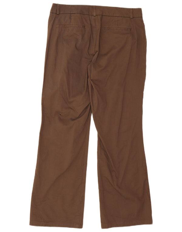 Женские повседневные брюки Dockers идеального кроя Bootcut США 12, большие W32 L30, коричневые