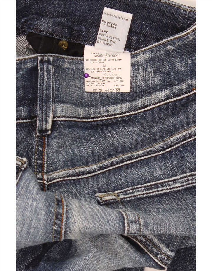 Женские джинсы Diesel Bootcut W27 L29, синие, хлопок