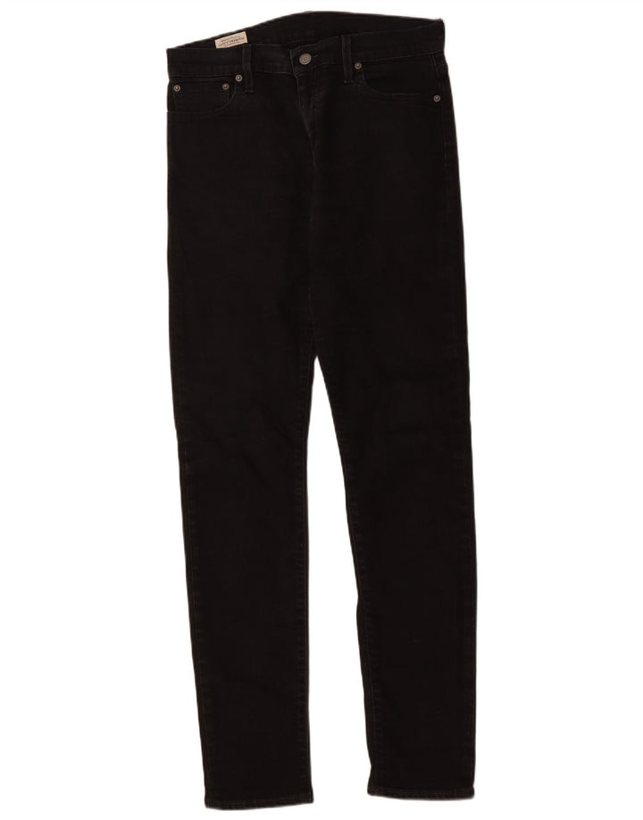 Мужские зауженные джинсы LEVI'S 512 W30 L34, черный хлопок