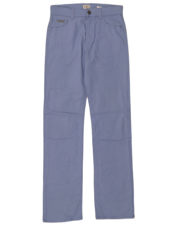 Женские прямые джинсы CALVIN KLEIN W27 L31 синие, хлопок