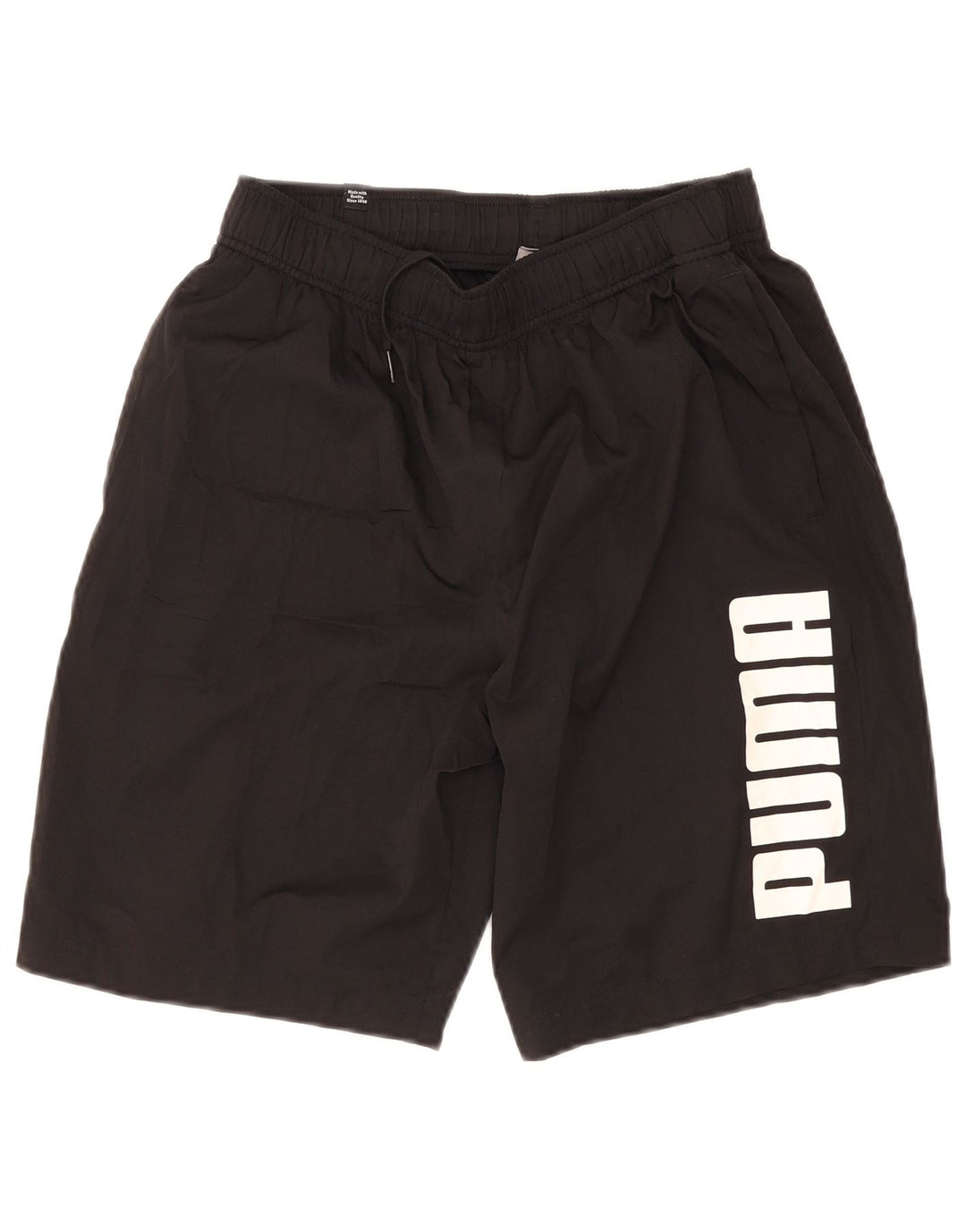 Мужские спортивные шорты Puma с рисунком, средний черный, полиэстер