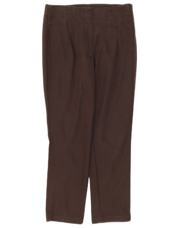 Massimo Dutti Женские прямые укороченные брюки EU 40 Medium W30 L26 Коричневые