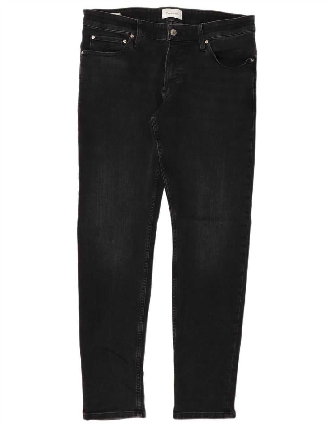 Мужские узкие джинсы Calvin Klein W33 L32, черный хлопок