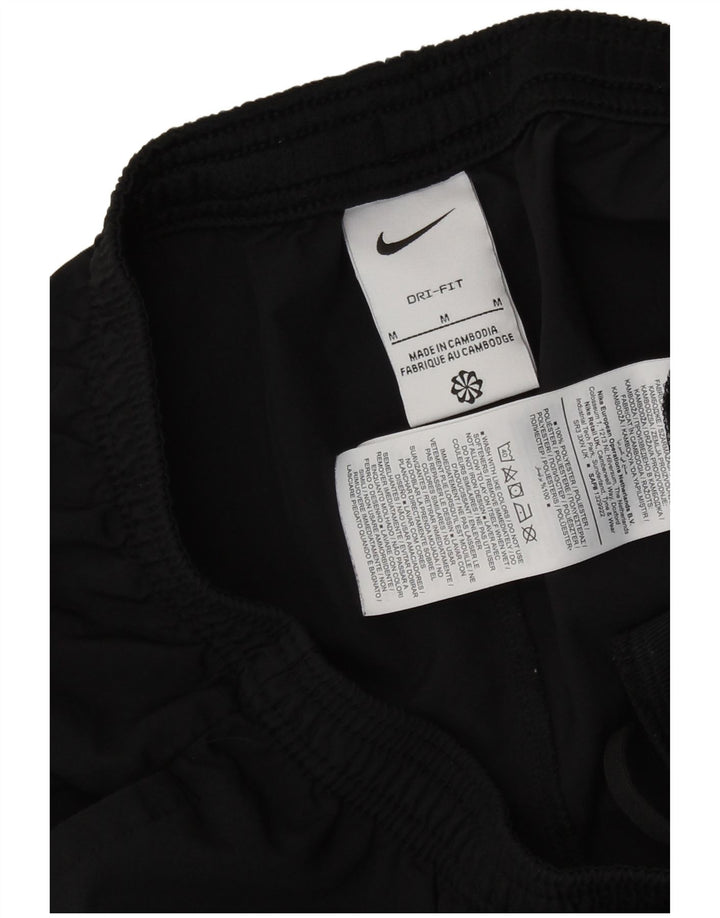 Мужские спортивные шорты Nike Dri Fit с графическим рисунком, средний черный, полиэстер с цветными блоками