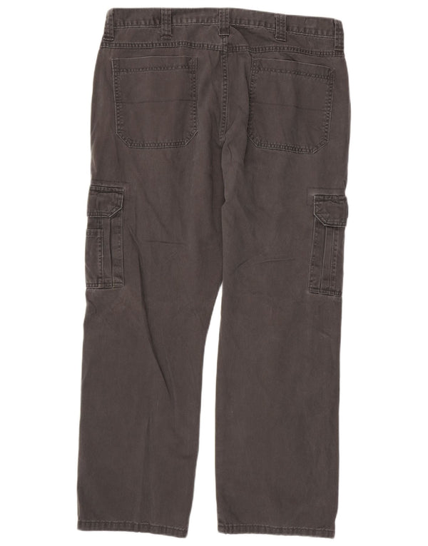 WRANGLER Мужские прямые брюки-карго W36 L30 Серые хлопковые
